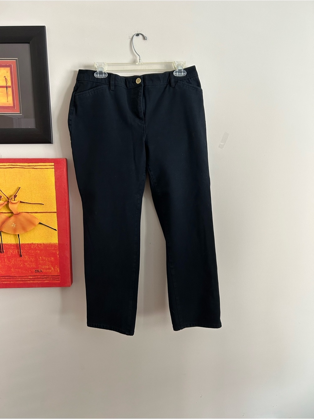 Chico's Straight-Leg Black Women's Jeans